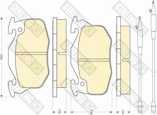 Brake Kit, disc brake (6411153)