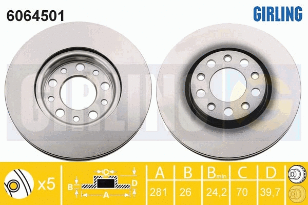 Brake Disc (6064501)