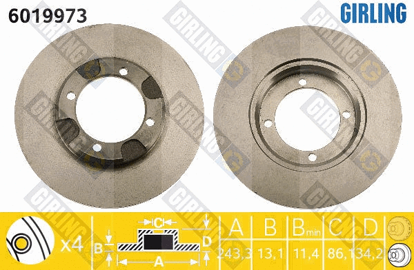 Brake Disc (6019973)