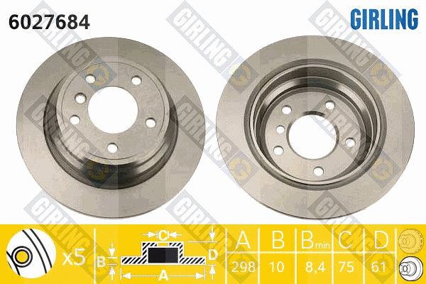 Brake Disc (6027684)