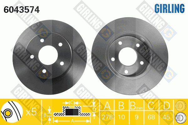 Brake Disc (6043574)