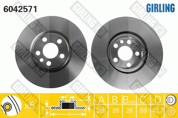 Brake Disc (6042571)