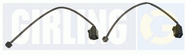 Warning Contact, brake pad wear (6332402)