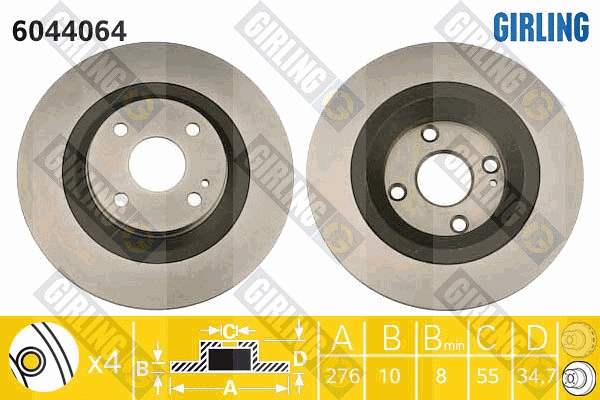 Brake Disc (6044064)