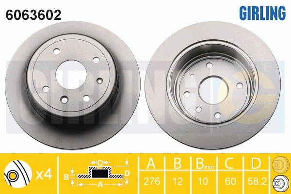 Brake Disc (6063602)