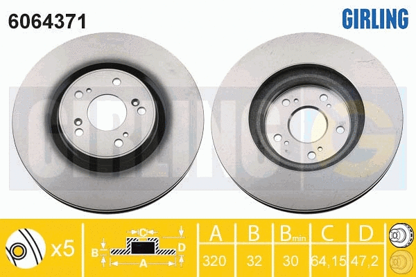 Brake Disc (6064371)
