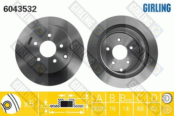 Brake Disc (6043532)