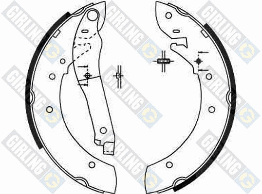 Brake Shoe Set (5182061)