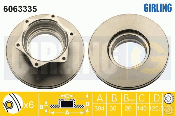 Brake Disc (6063335)