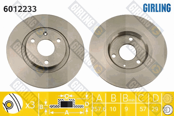 Brake Disc (6012233)