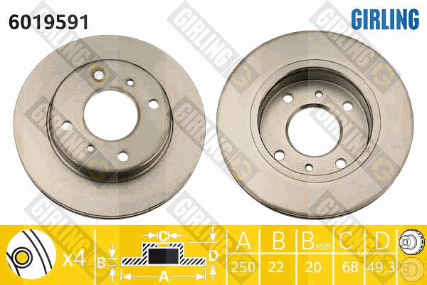 Brake Disc (6019591)