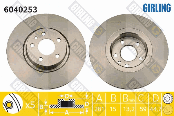 Brake Disc (6040253)