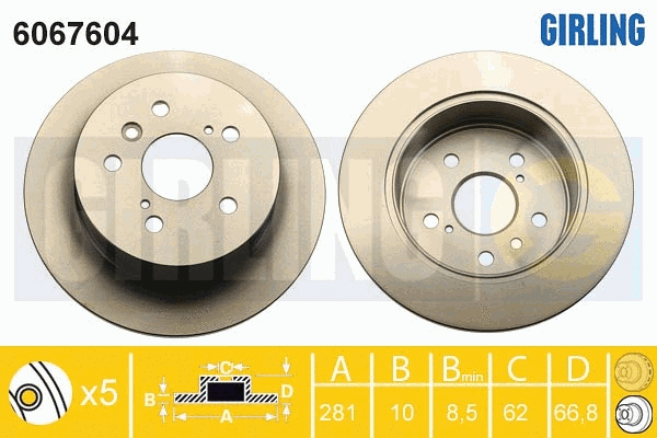 Brake Disc (6067604)