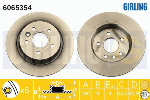 Brake Disc (6065354)