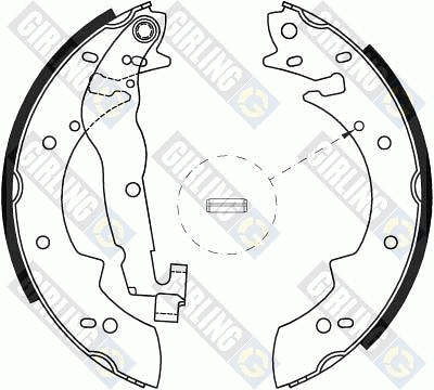 Brake Shoe Set (5181771)