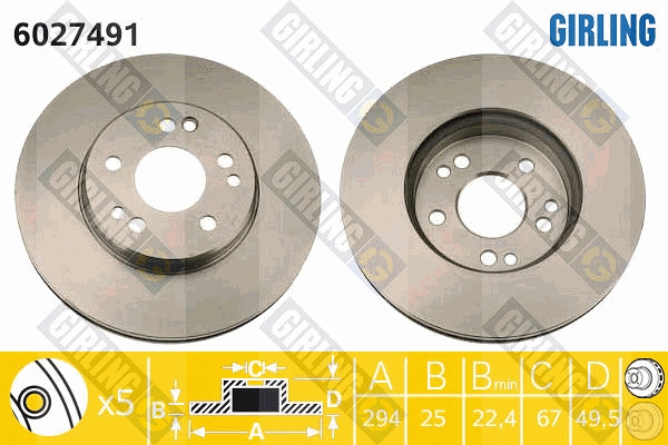 Brake Disc (6027491)