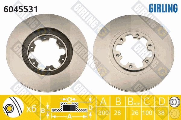 Brake Disc (6045531)