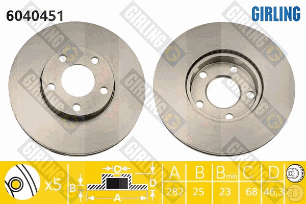 Brake Disc (6040451)