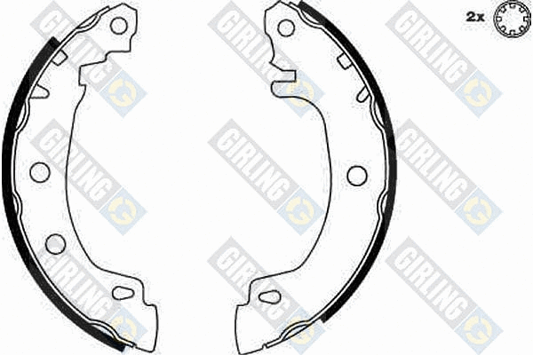 Brake Shoe Set (5186163)