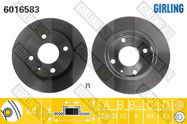 Brake Disc (6016583)