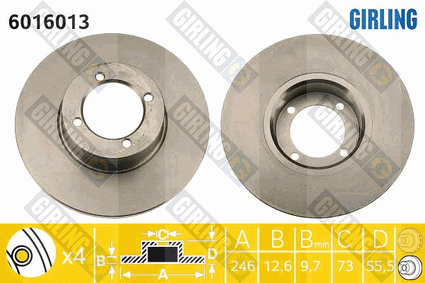 Brake Disc (6016013)