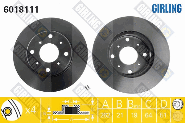 Brake Disc (6018111)