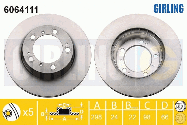 Brake Disc (6064111)