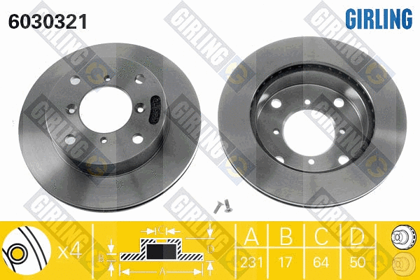 Brake Disc (6030321)