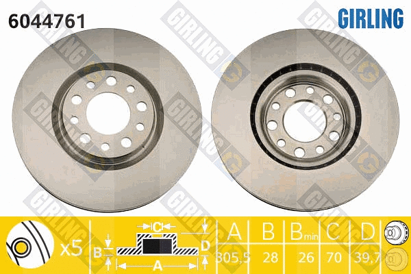 Brake Disc (6044761)