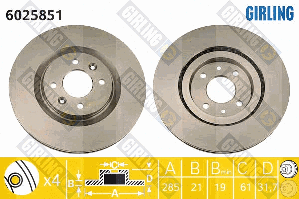 Brake Disc (6025851)
