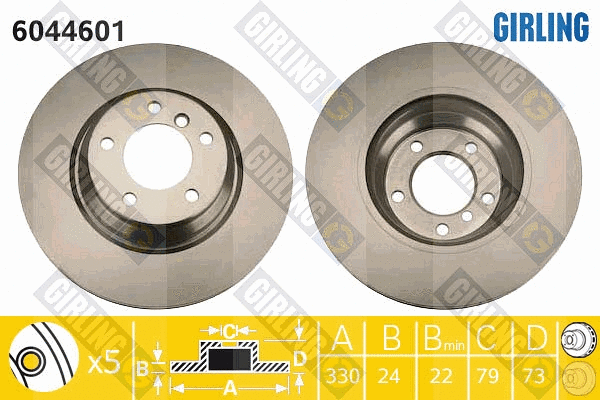 Brake Disc (6044601)