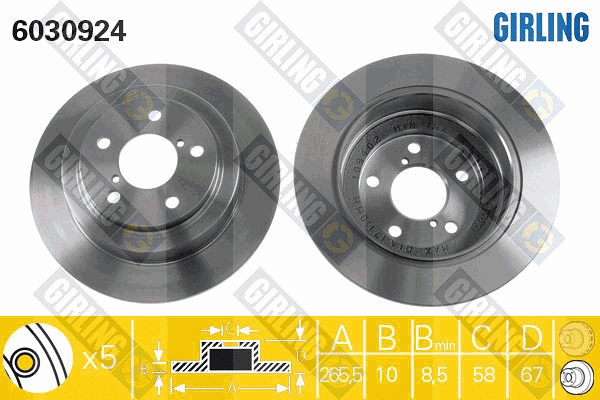 Brake Disc (6030924)