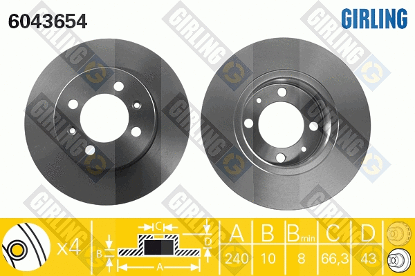 Brake Disc (6043654)