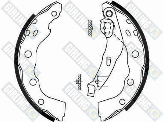 Brake Shoe Set (5186654)