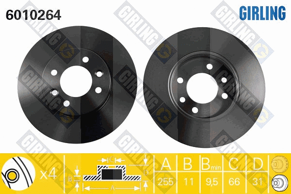 Brake Disc (6010264)