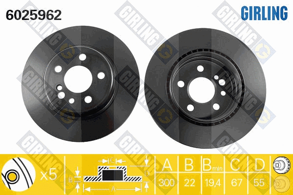Brake Disc (6025944)