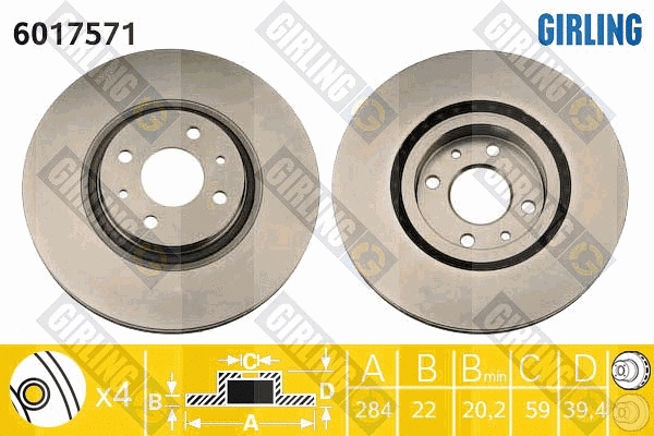 Brake Disc (6017571)