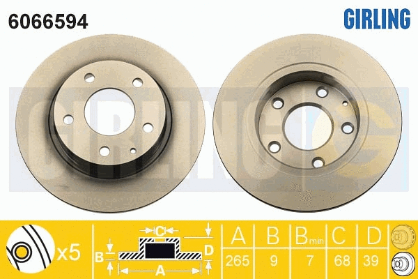 Brake Disc (6066594)