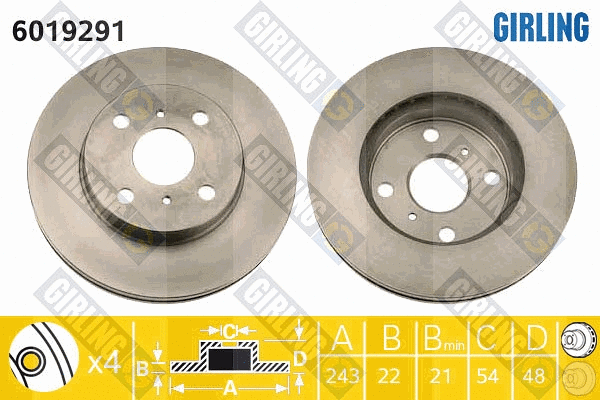 Brake Disc (6019291)