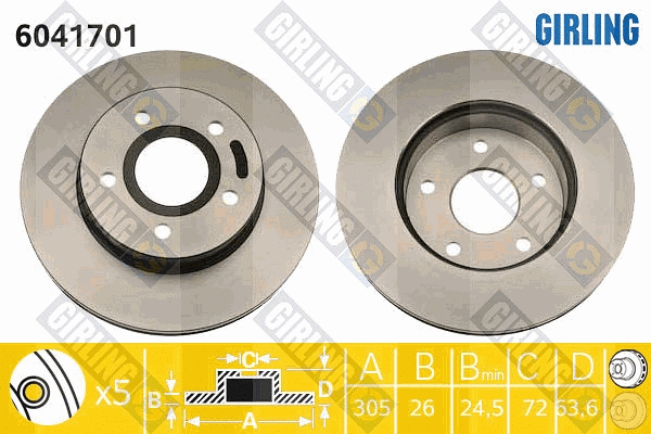 Brake Disc (6041701)