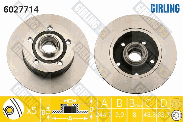 Brake Disc (6027714)