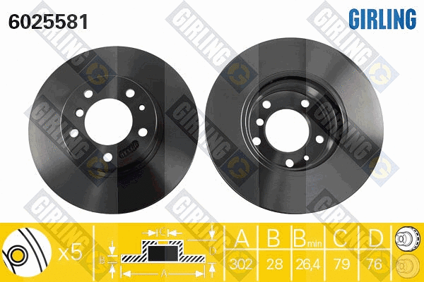 Brake Disc (6025581)