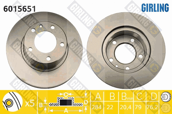 Brake Disc (6015651)