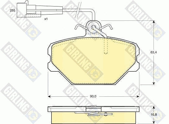 Brake Kit, disc brake (6411541)