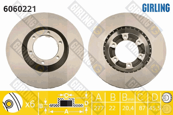 Brake Disc (6060221)