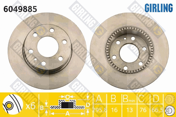 Brake Disc (6049885)