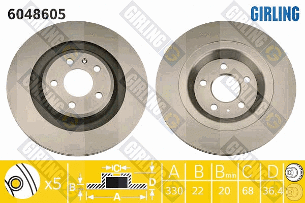 Brake Disc (6048605)