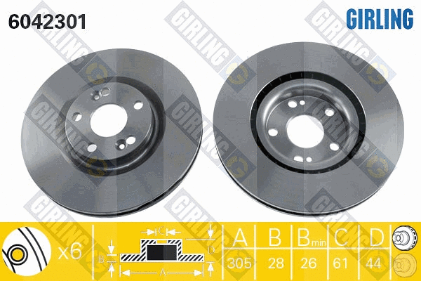 Brake Disc (6042301)