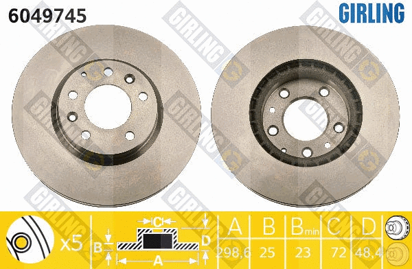 Brake Disc (6049745)
