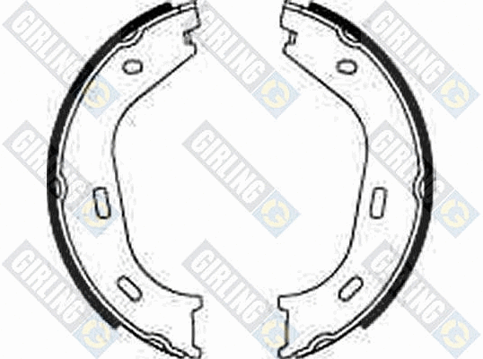 Brake Shoe Set, parking brake (5182182)